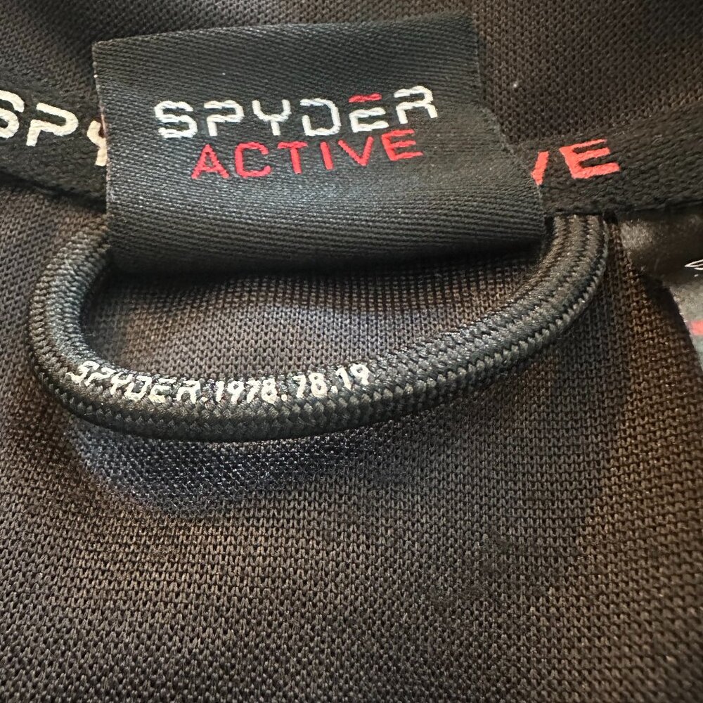 Spyder Active Black Full Zip Performance Jacket M… - image 8